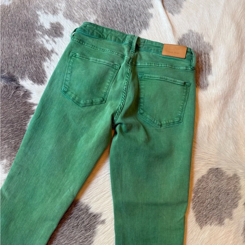 Dear John Women's Green Straight Leg Jeans - Picture 3 of 4
